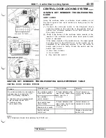 Предварительный просмотр 927 страницы Mitsubishi 3000GT 1991 Service Manual