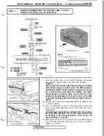 Предварительный просмотр 1055 страницы Mitsubishi 3000GT 1991 Service Manual