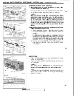 Предварительный просмотр 1070 страницы Mitsubishi 3000GT 1991 Service Manual