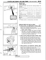 Предварительный просмотр 1101 страницы Mitsubishi 3000GT 1991 Service Manual