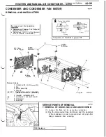 Предварительный просмотр 1115 страницы Mitsubishi 3000GT 1991 Service Manual