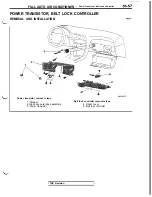 Предварительный просмотр 1139 страницы Mitsubishi 3000GT 1991 Service Manual