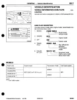 Предварительный просмотр 19 страницы Mitsubishi 3000GT 1994 Workshop Manual