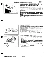 Предварительный просмотр 23 страницы Mitsubishi 3000GT 1994 Workshop Manual