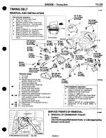 Предварительный просмотр 57 страницы Mitsubishi 3000GT 1994 Workshop Manual