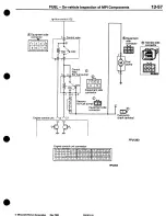 Предварительный просмотр 129 страницы Mitsubishi 3000GT 1994 Workshop Manual