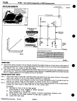 Предварительный просмотр 134 страницы Mitsubishi 3000GT 1994 Workshop Manual