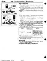 Предварительный просмотр 172 страницы Mitsubishi 3000GT 1994 Workshop Manual