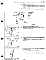 Предварительный просмотр 181 страницы Mitsubishi 3000GT 1994 Workshop Manual