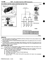 Предварительный просмотр 182 страницы Mitsubishi 3000GT 1994 Workshop Manual