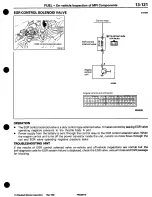 Предварительный просмотр 195 страницы Mitsubishi 3000GT 1994 Workshop Manual