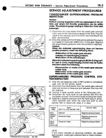 Предварительный просмотр 239 страницы Mitsubishi 3000GT 1994 Workshop Manual