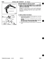 Предварительный просмотр 242 страницы Mitsubishi 3000GT 1994 Workshop Manual