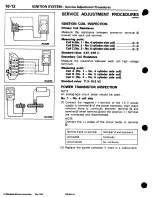 Предварительный просмотр 268 страницы Mitsubishi 3000GT 1994 Workshop Manual