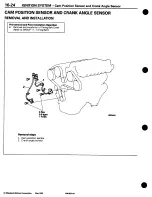 Предварительный просмотр 280 страницы Mitsubishi 3000GT 1994 Workshop Manual