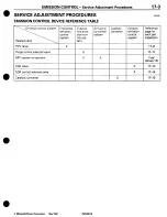 Предварительный просмотр 285 страницы Mitsubishi 3000GT 1994 Workshop Manual