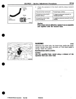 Предварительный просмотр 307 страницы Mitsubishi 3000GT 1994 Workshop Manual