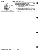 Предварительный просмотр 354 страницы Mitsubishi 3000GT 1994 Workshop Manual