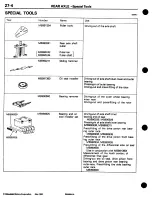 Предварительный просмотр 364 страницы Mitsubishi 3000GT 1994 Workshop Manual