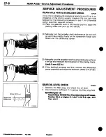 Предварительный просмотр 368 страницы Mitsubishi 3000GT 1994 Workshop Manual