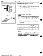 Предварительный просмотр 374 страницы Mitsubishi 3000GT 1994 Workshop Manual