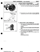 Предварительный просмотр 417 страницы Mitsubishi 3000GT 1994 Workshop Manual