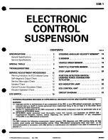 Предварительный просмотр 423 страницы Mitsubishi 3000GT 1994 Workshop Manual