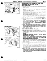 Предварительный просмотр 485 страницы Mitsubishi 3000GT 1994 Workshop Manual