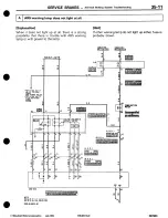 Предварительный просмотр 487 страницы Mitsubishi 3000GT 1994 Workshop Manual