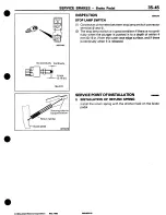 Предварительный просмотр 525 страницы Mitsubishi 3000GT 1994 Workshop Manual