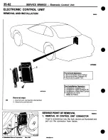 Предварительный просмотр 542 страницы Mitsubishi 3000GT 1994 Workshop Manual