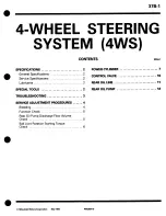 Предварительный просмотр 587 страницы Mitsubishi 3000GT 1994 Workshop Manual