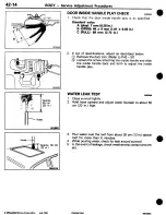 Предварительный просмотр 616 страницы Mitsubishi 3000GT 1994 Workshop Manual