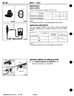 Предварительный просмотр 618 страницы Mitsubishi 3000GT 1994 Workshop Manual