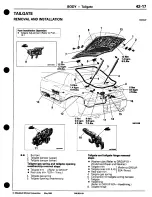 Предварительный просмотр 619 страницы Mitsubishi 3000GT 1994 Workshop Manual