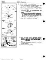 Предварительный просмотр 628 страницы Mitsubishi 3000GT 1994 Workshop Manual