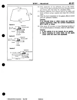 Предварительный просмотр 629 страницы Mitsubishi 3000GT 1994 Workshop Manual