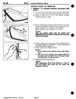 Предварительный просмотр 632 страницы Mitsubishi 3000GT 1994 Workshop Manual