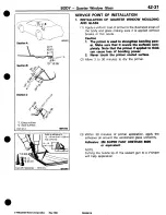 Предварительный просмотр 633 страницы Mitsubishi 3000GT 1994 Workshop Manual