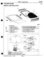 Предварительный просмотр 635 страницы Mitsubishi 3000GT 1994 Workshop Manual