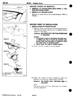 Предварительный просмотр 636 страницы Mitsubishi 3000GT 1994 Workshop Manual