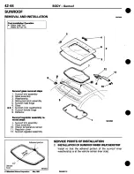 Предварительный просмотр 646 страницы Mitsubishi 3000GT 1994 Workshop Manual