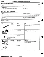 Предварительный просмотр 650 страницы Mitsubishi 3000GT 1994 Workshop Manual