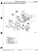 Предварительный просмотр 659 страницы Mitsubishi 3000GT 1994 Workshop Manual