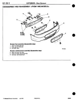 Предварительный просмотр 666 страницы Mitsubishi 3000GT 1994 Workshop Manual