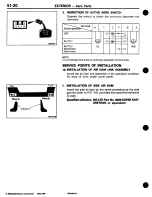 Предварительный просмотр 674 страницы Mitsubishi 3000GT 1994 Workshop Manual