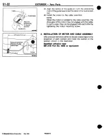 Предварительный просмотр 676 страницы Mitsubishi 3000GT 1994 Workshop Manual