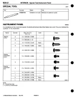 Предварительный просмотр 692 страницы Mitsubishi 3000GT 1994 Workshop Manual