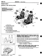 Предварительный просмотр 704 страницы Mitsubishi 3000GT 1994 Workshop Manual