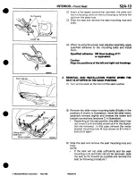 Предварительный просмотр 705 страницы Mitsubishi 3000GT 1994 Workshop Manual